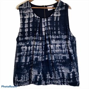 Junarose Sleeveless Lined Back Zip Top Sz 20